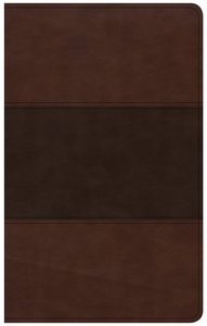CSB Ultrathin Reference Bible Saddle Brown Indexed CSB Ultrathin Reference Bible Saddle Brown Indexed
