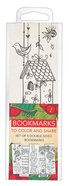 Bookmark: Adult Coloring Double Sided: Includes Scripture, Red (Set Of 5) Stationery