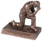 Moments of Faith Sculpture: Praying Man (Psalm 145:18) Homeware