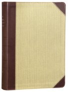 NIV Cultural Backgrounds Study Bible Brown/Tan Red Letter Edition Premium Imitation Leather