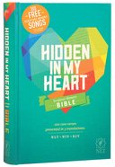 NLT Hidden in My Heart Scripture Memory Bible With 100 Free Songs (Black Letter Edition) Hardback