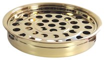 Communion Tray and Disc: Brass Communion Tray and Disc: Brass