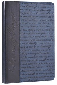 Classic Journal: Serenity Prayer Blue Luxleather Classic Journal: Serenity Prayer Blue Luxleather