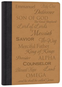 Italian Faux Leather Journal: Names of Jesus Italian Faux Leather Journal: Names of Jesus