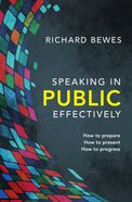 Speaking in Public Effectively Paperback