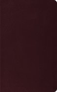 ESV Thinline Bible Burgundy (Red Letter Edition) Bonded Leather