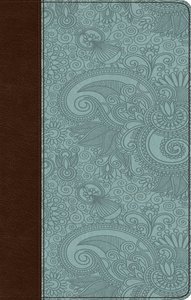 ESV Ultrathin Bible Trutone Chocolate/Blue Garden Design (Black Letter Edition) ESV Ultrathin Bible Trutone Chocolate/Blue Garden Design (Black Letter Edition)
