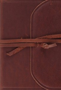 ESV Large Print Compact Bible Flap With Strap (Red Letter Edition) ESV Large Print Compact Bible Flap With Strap (Red Letter Edition)