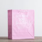 Value Gift Bag Large: Light Baby Pink (Psalm 139:14 Niv) Stationery