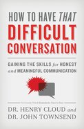 How to Have That Difficult Conversation eBook