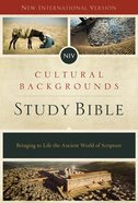 NIV Cultural Backgrounds Study Bible eBook