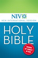 Holy Bible , Red Letter Edition (Niv) eBook