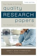 Quality Research Papers eBook