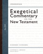 Acts (Zondervan Exegetical Commentary Series On The New Testament) eBook