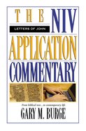 Letters of John (Niv Application Commentary Series) eBook