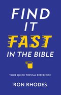 Find It Fast in the Bible eBook