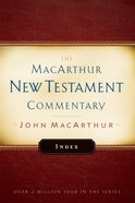 Macarthur New Testament Commentary Index eBook