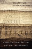The Lost World of Scripture eBook