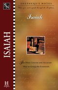 Isaiah (Shepherd's Notes Series) eBook
