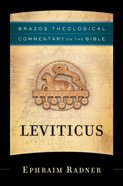Leviticus (Brazos Theological Commentary On The Bible Series) eBook