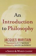 An Introduction to Philosophy eBook
