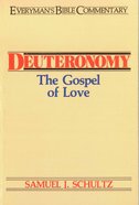 Deuteronomy (Everyman's Bible Commentary Series) eBook
