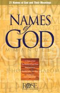 Names of God: 21 Names and Their Meaning (Rose Guide Series) eBook