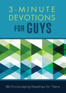 3-Minute Devotions For Guys eBook