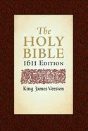 KJV Holy Bible 1611 Edition Includes Apocrypha Hardback