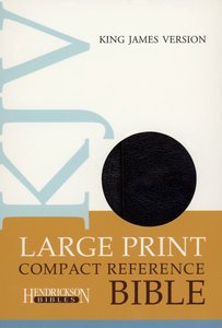 KJV Hendrickson Compact Reference Large Print With Magnetic Flap Closure Black Flexisoft KJV Hendrickson Compact Reference Large Print With Magnetic Flap Closure Black Flexisoft