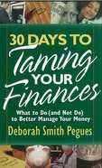 30 Days to Taming Your Finances Mass Market