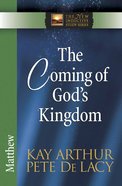 The Coming of God's Kingdom (Matthew) (New Inductive Study Series) Paperback