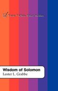 Wisdom of Solomon (T&t Clark Study Guides Series) Paperback