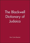 The Blackwell Dictionary of Judacia Paperback