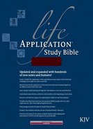 KJV Life Application Study Bible Burgundy Indexed 2nd Edition (Red Letter Edition) Bonded Leather