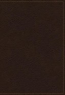 KJV Study Bible Brown Indexed Full-Color Edition (Red Letter Edition) Bonded Leather