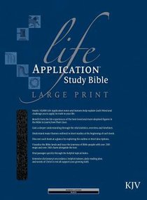 KJV Life Application Study Large Print Black (Red Letter Edition) KJV Life Application Study Large Print Black (Red Letter Edition)