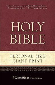 Gods Word Personal Size Giant Print Burgundy Duravella Gods Word Personal Size Giant Print Burgundy Duravella