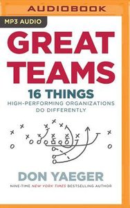 Great Teams (Unabridged, Mp3) Great Teams (Unabridged, Mp3)