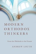 Modern Orthodox Thinkers Paperback