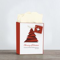 Christmas Gift Bag Medium: Because of Bethlehem (Incl Tissue Paper & Gift Tag) Christmas Gift Bag Medium: Because of Bethlehem (Incl Tissue Paper & Gift Tag)