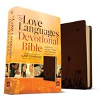 NLT the Love Languages Devotional Bible Chocolate Imitation Leather