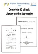 60 Book Library on the Septuagint (Wisdom Workshop Series) Cd-rom