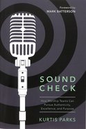 Sound Check Paperback