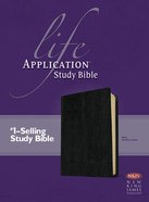 NKJV Life Application Bible 2nd Edition Black (Red Letter Edition) Bonded Leather