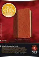 NLT Study Bible Personal Brown/Tan (Black Letter Edition) Imitation Leather