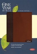NKJV One Year Bible Brown/Tan (Black Letter Edition) Imitation Leather