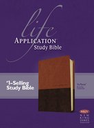 NKJV Life Application Study Bible 2nd Edition Brown/Tan (Red Letter Edition) Imitation Leather
