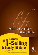 HCSB Life Application Study Bible (Red Letter Edition) Hardback
