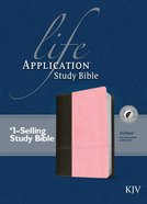 KJV Life Application Study Bible Indexed Dark Brown/Pink 2nd Edition (Red Letter Edition) Imitation Leather